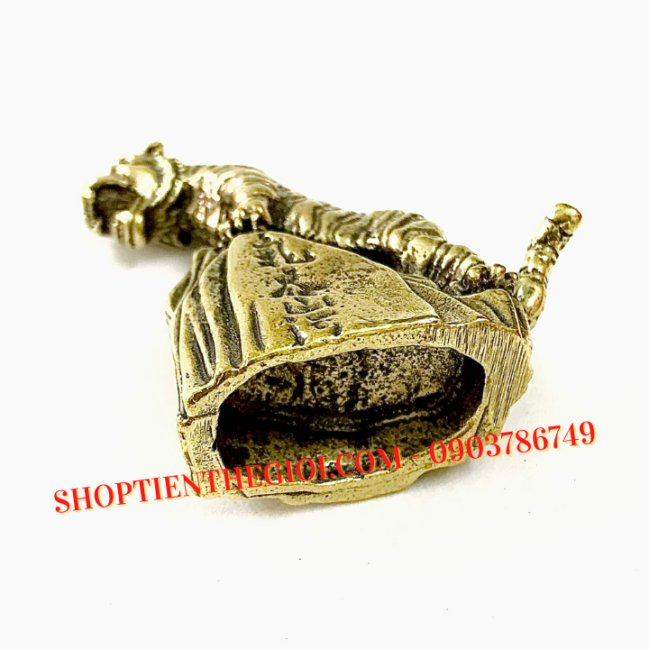 Tượng Đồng Con Cọp Hổ Gầm Chúa Sơn Lâm - SP005505